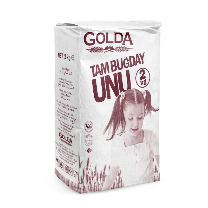 Tam Bugday Unu Golda Tam Buğday Unu 2kg - Görsel 1